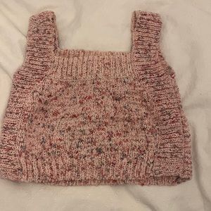 Zara knit cropped top